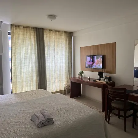 Flat Prince America 603 - Cozinha Completa - 100M Do Salvador Shopping - Estrutura De Hotel Exterior photo